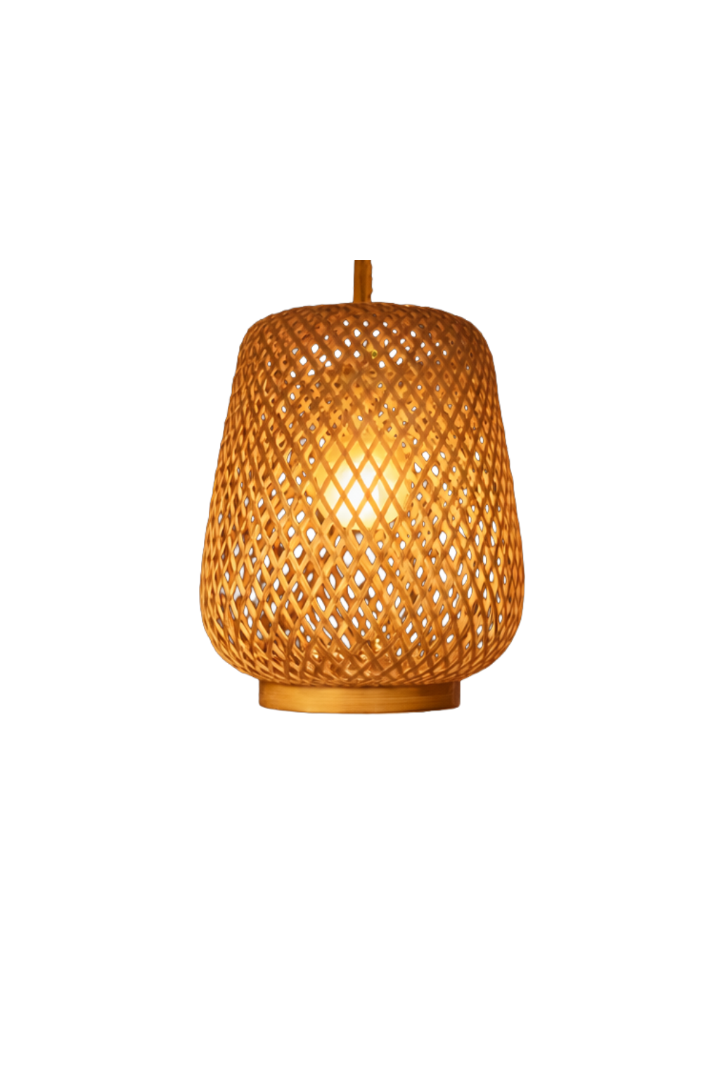 Short Oval Hanging Lampshade