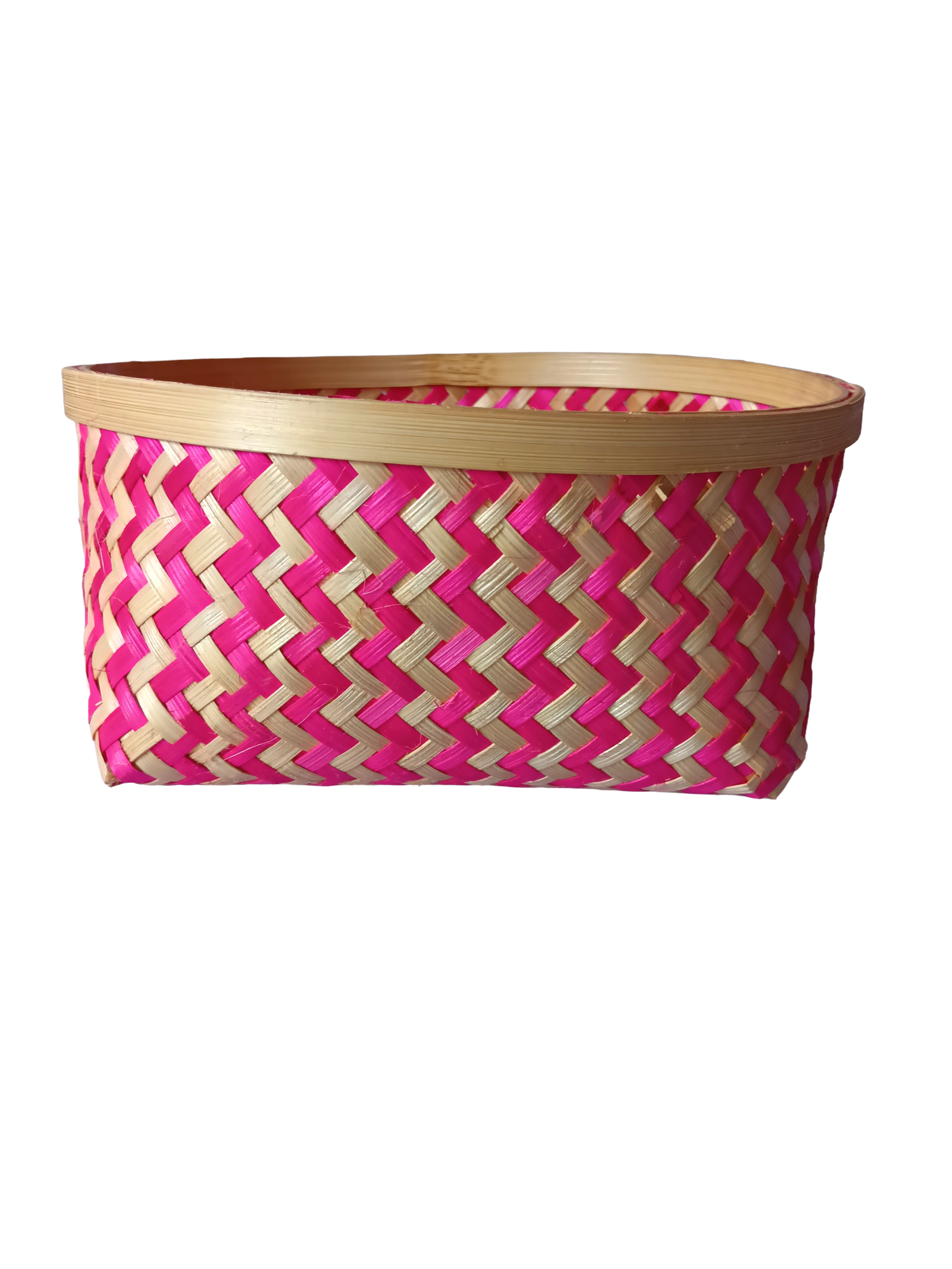 Red Round Basket